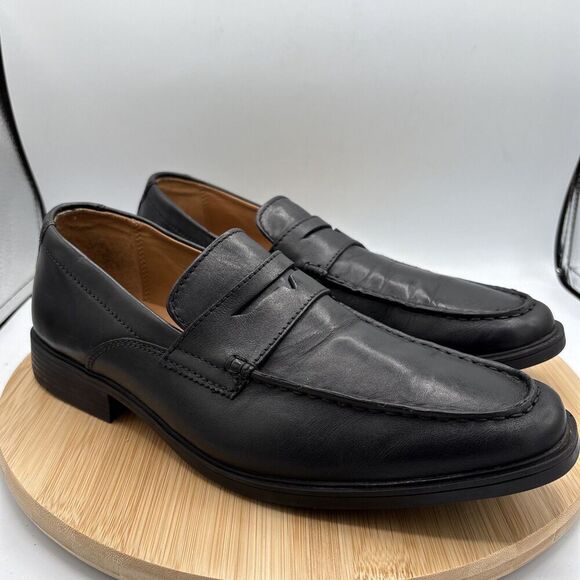 Clarks Collection Comfort Men’s Black Slip On Penny Loafers US 9M main image 10